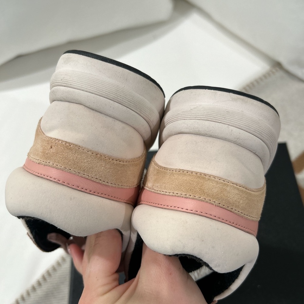 Chanel 19C black and pink suede sneakers - Picture 7 of 10